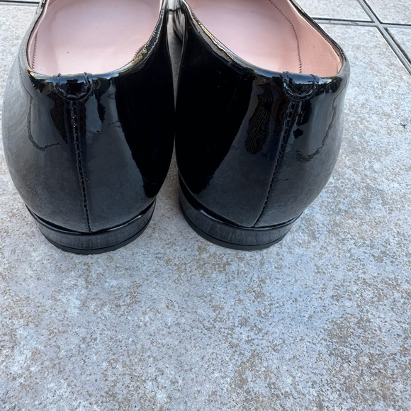 J.Crew Pointy Toe Flat in Black Paten - Picture 4 of 13
